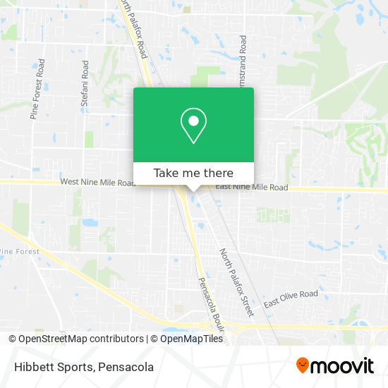 Hibbett Sports map