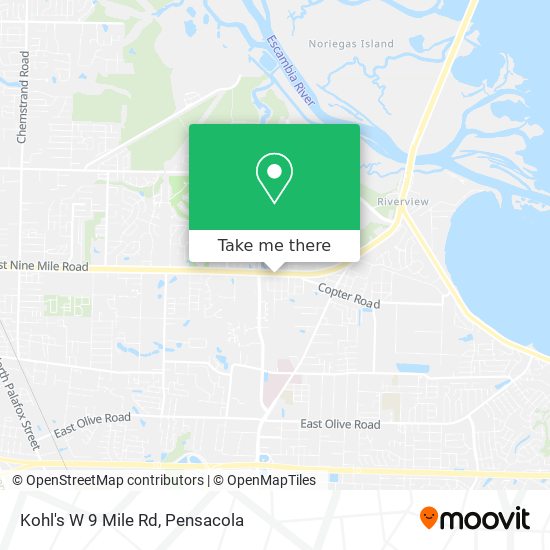 Kohl's W 9 Mile Rd map