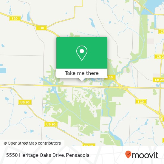 5550 Heritage Oaks Drive map