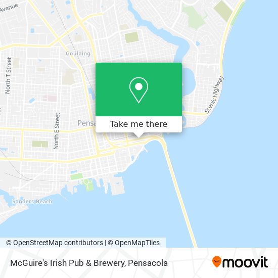 Mapa de McGuire's Irish Pub & Brewery