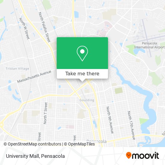 Mapa de University Mall