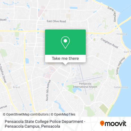 Pensacola State College Police Department - Pensacola Campus map