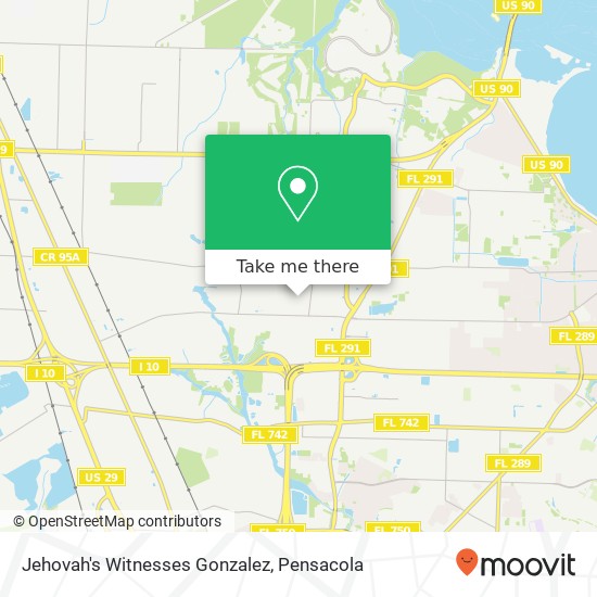 Jehovah's Witnesses Gonzalez map