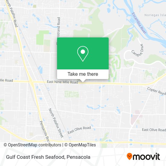 Mapa de Gulf Coast Fresh Seafood