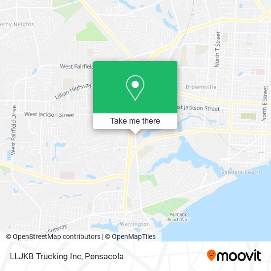 LLJKB Trucking Inc map