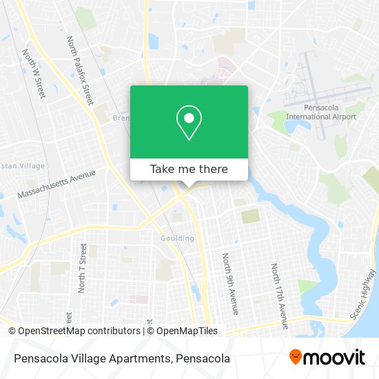 Pensacola Village Apartments map