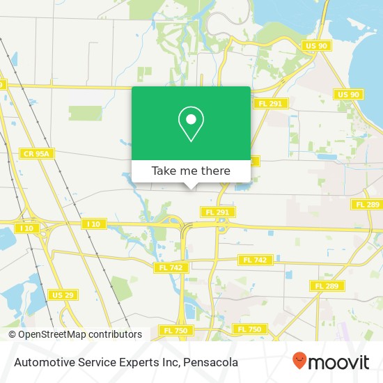 Automotive Service Experts Inc map