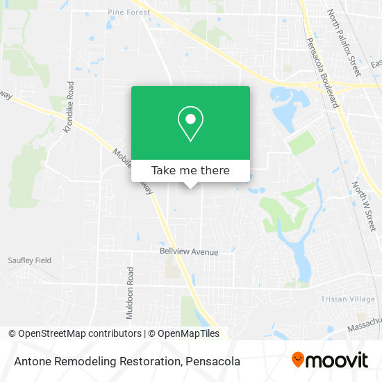 Antone Remodeling Restoration map