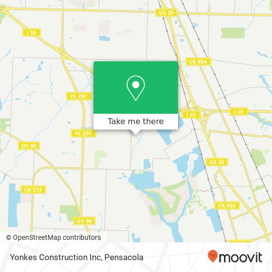 Yonkes Construction Inc map