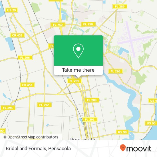 Bridal and Formals map