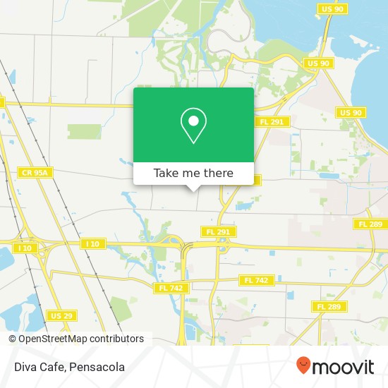 Diva Cafe map