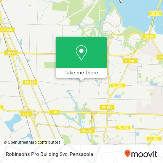 Robinson's Pro Building Svc map