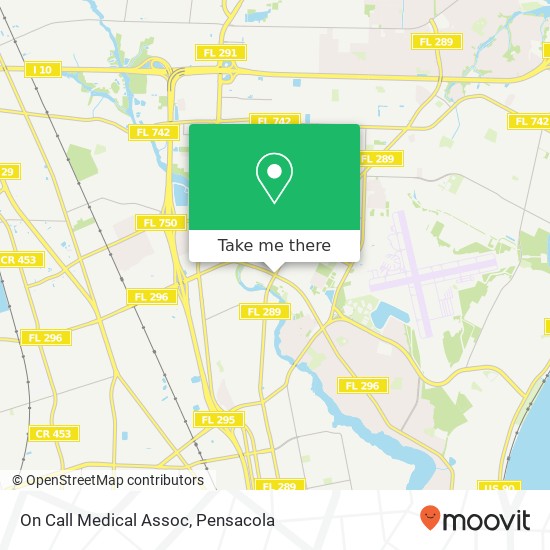 Mapa de On Call Medical Assoc