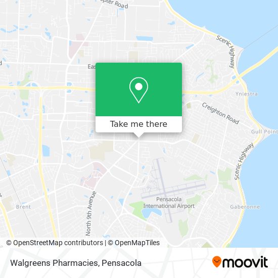 Walgreens Pharmacies map