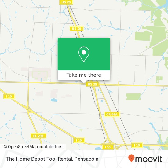 The Home Depot Tool Rental map