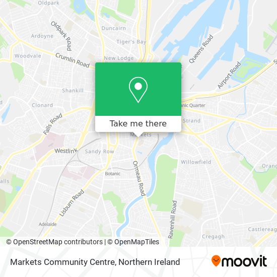 Markets Community Centre map