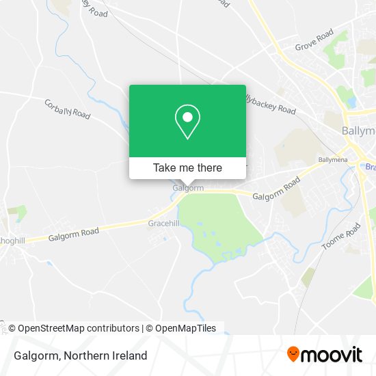 Galgorm map