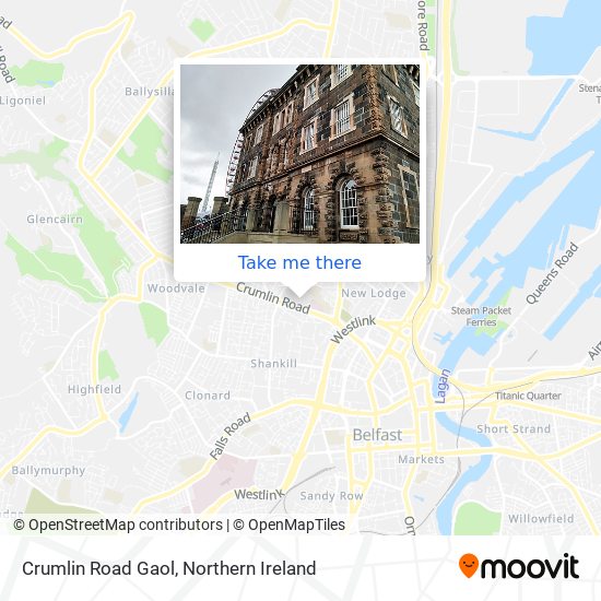 Crumlin Road Gaol map