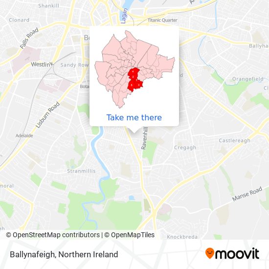 Ballynafeigh map