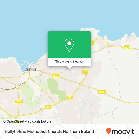 Ballyholme Methodist Church map