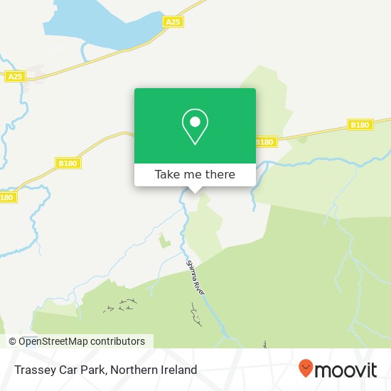 Trassey Car Park map