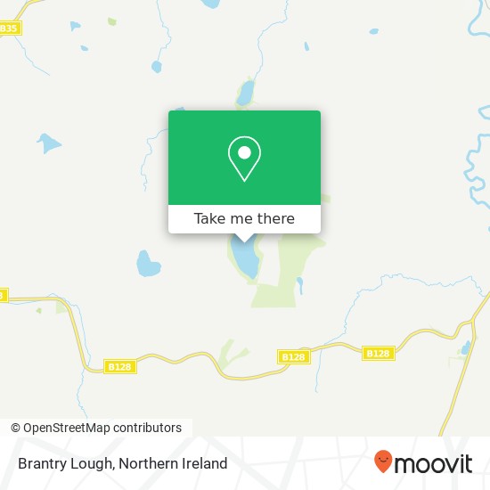 Brantry Lough map