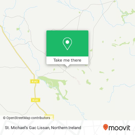 St. Michael's Gac Lissan map