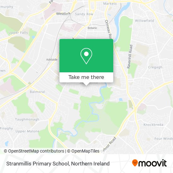 Stranmillis Primary School map