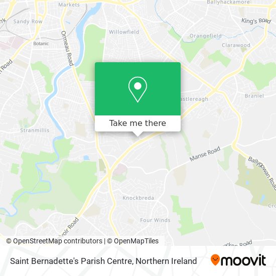 Saint Bernadette's Parish Centre map