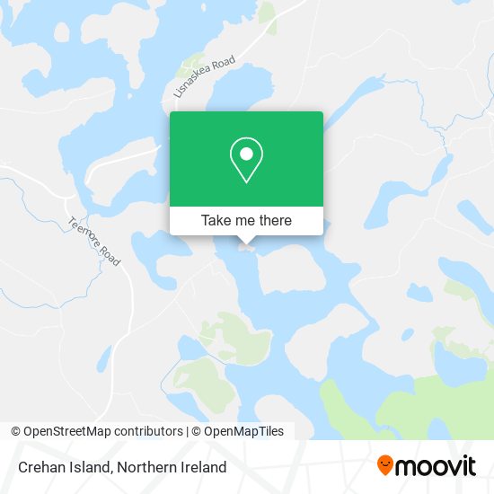 Crehan Island map