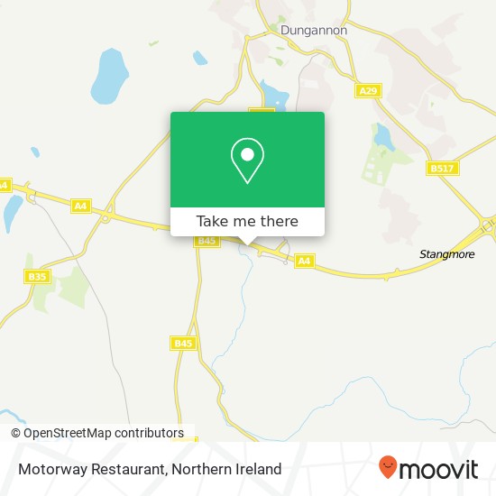 Motorway Restaurant map