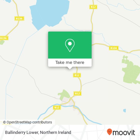 Ballinderry Lower map