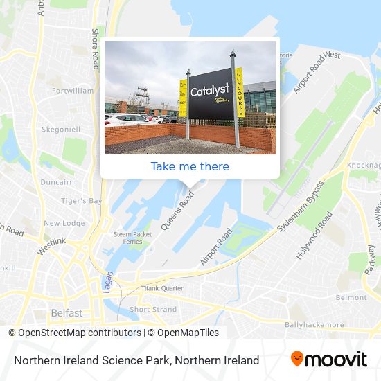 Northern Ireland Science Park map