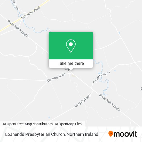 Loanends Presbyterian Church map