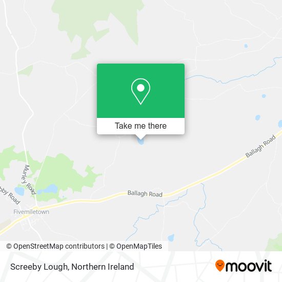 Screeby Lough map