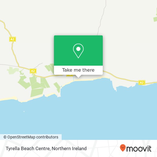 Tyrella Beach Centre map