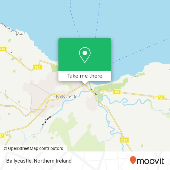 Ballycastle map