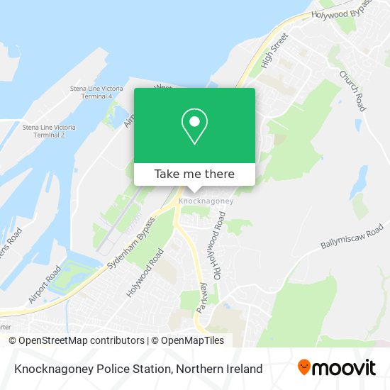 Knocknagoney Police Station map