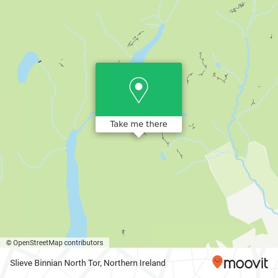 Slieve Binnian North Tor map