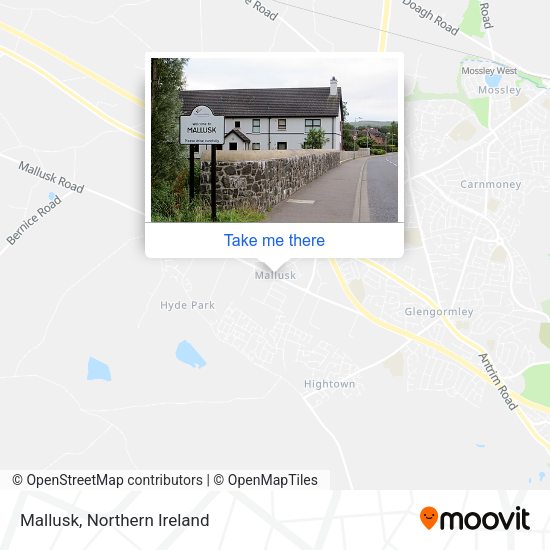 Mallusk map