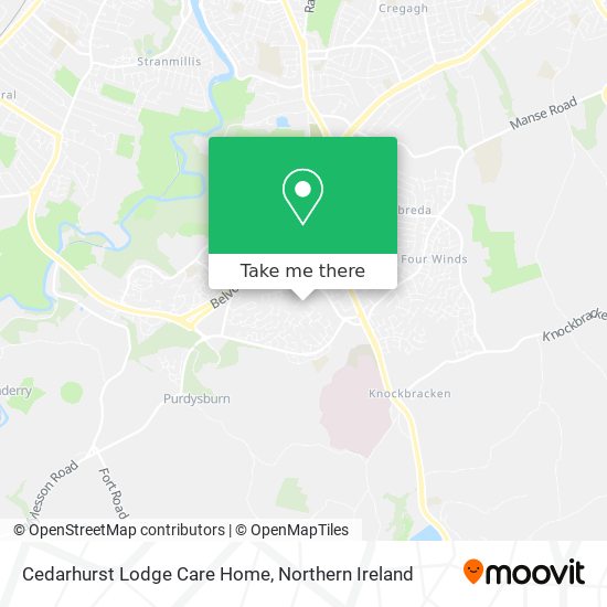 Cedarhurst Lodge Care Home map