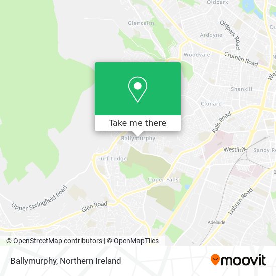 Ballymurphy map