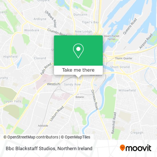 Bbc Blackstaff Studios map