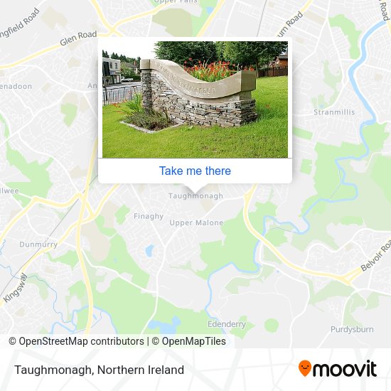 Taughmonagh map
