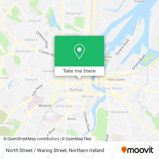 North Street / Waring Street map