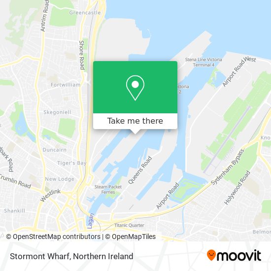 Stormont Wharf map