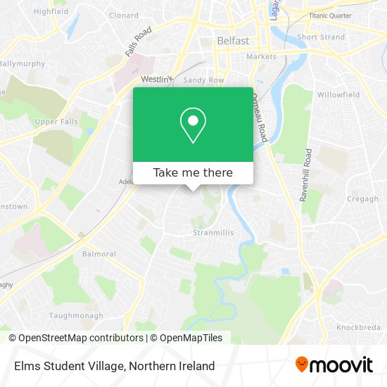 Elms Student Village map