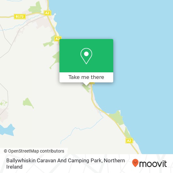 Ballywhiskin Caravan And Camping Park map