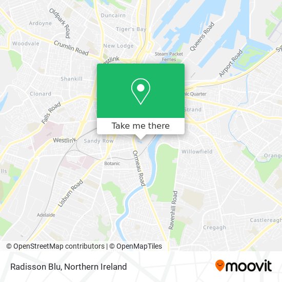 Radisson Blu map