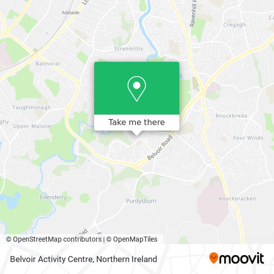 Belvoir Activity Centre map